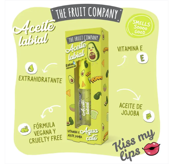 Huile à lèvres à l'avocat - THE FRUIT COMPANY