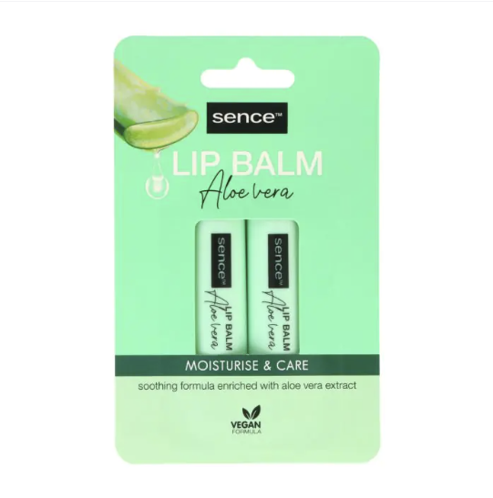 Bálsamo Labial Aloe Vera 2un - SENCE BEAUTY