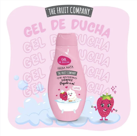 Gel de Ducha Fresa y Nata - THE FRUIT COMPANY