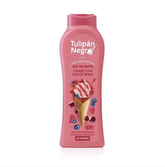 Gel de Ducha Yogurt con Frutos Rojos - TULIPÁN NEGRO