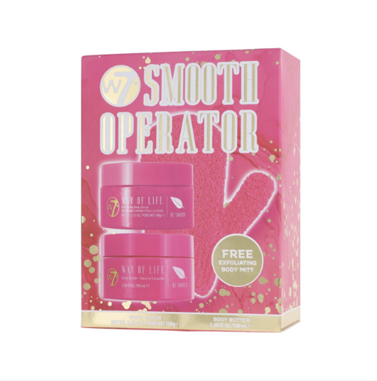 Set Exfoliante Corporal Pink Smooth Operator - W7