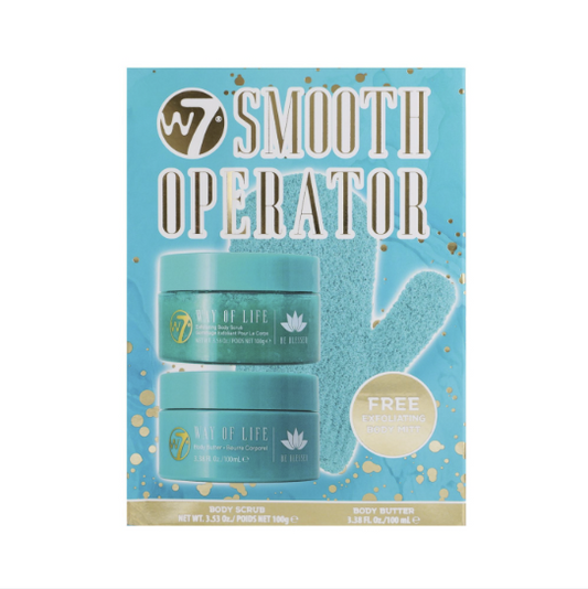 Set Exfoliante Corporal Blue Smooth Operator - W7