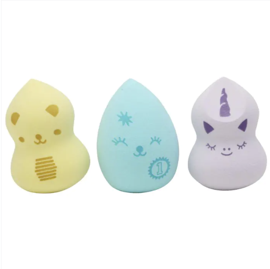 Set 3 Esponjas de Maquillaje Let's Party - COSMETIC CLUB