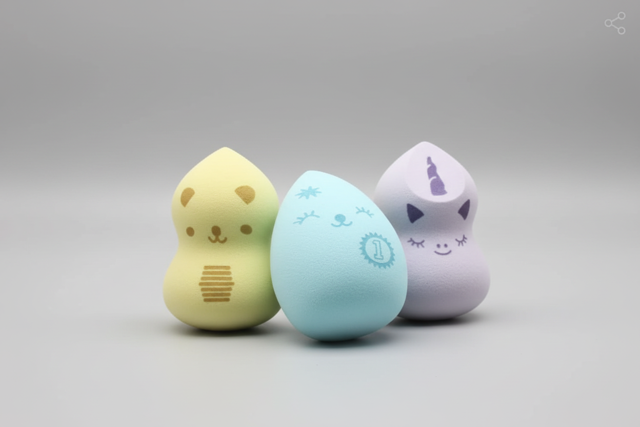 Set 3 Esponjas de Maquillaje Let's Party - COSMETIC CLUB