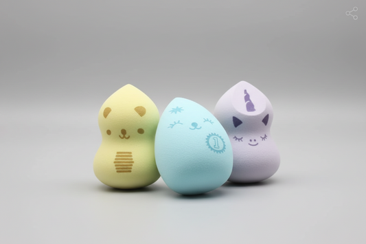 Set 3 Esponjas de Maquillaje Let's Party - COSMETIC CLUB