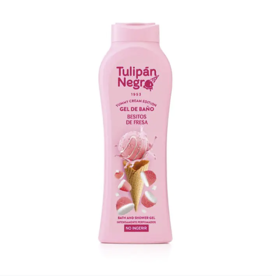 Gel de Ducha Besitos de Fresa - TULIPÁN NEGRO