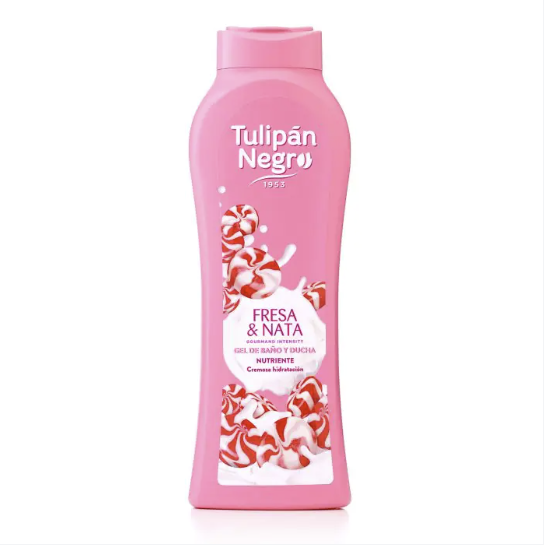 Gel de Ducha Fresa y Nata - TULIPÁN NEGRO