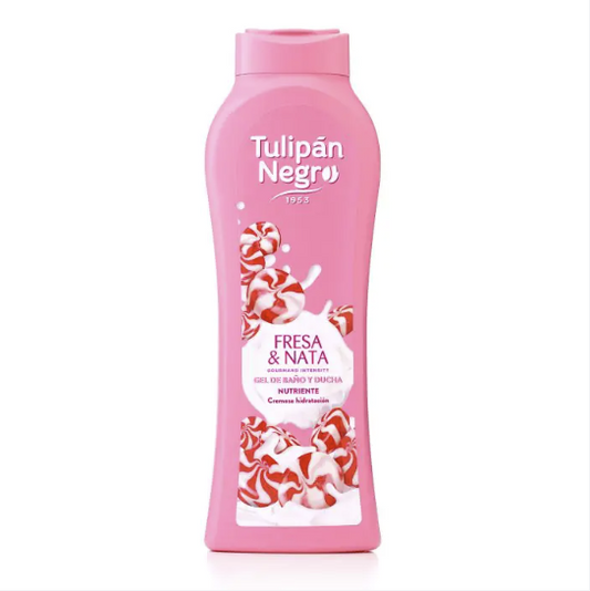Gel de Ducha Fresa y Nata - TULIPÁN NEGRO