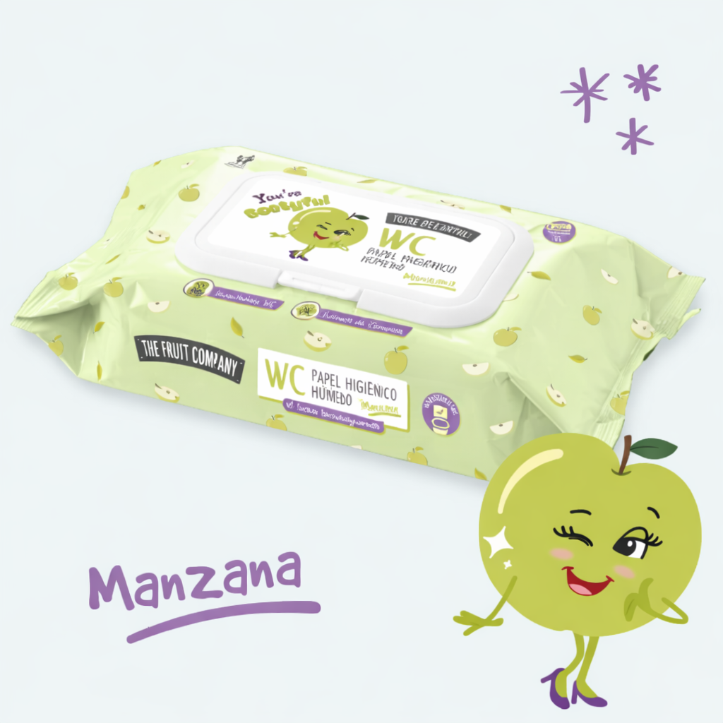 Toallitas Húmedas Manzana - THE FRUIT COMPANY